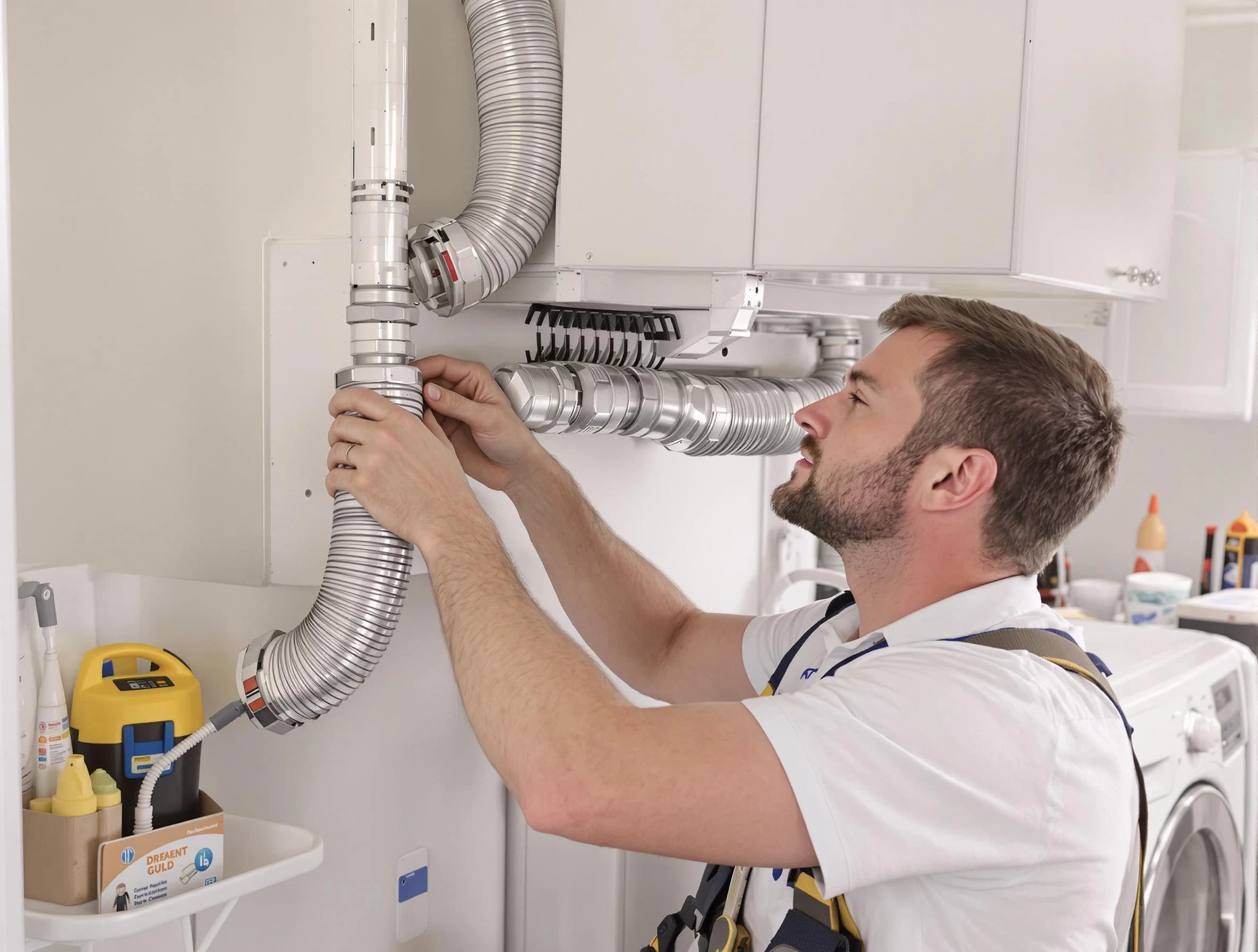 Professional dryer vent repair and installation by Bensley Dryer Vent Cleaning in Bensley