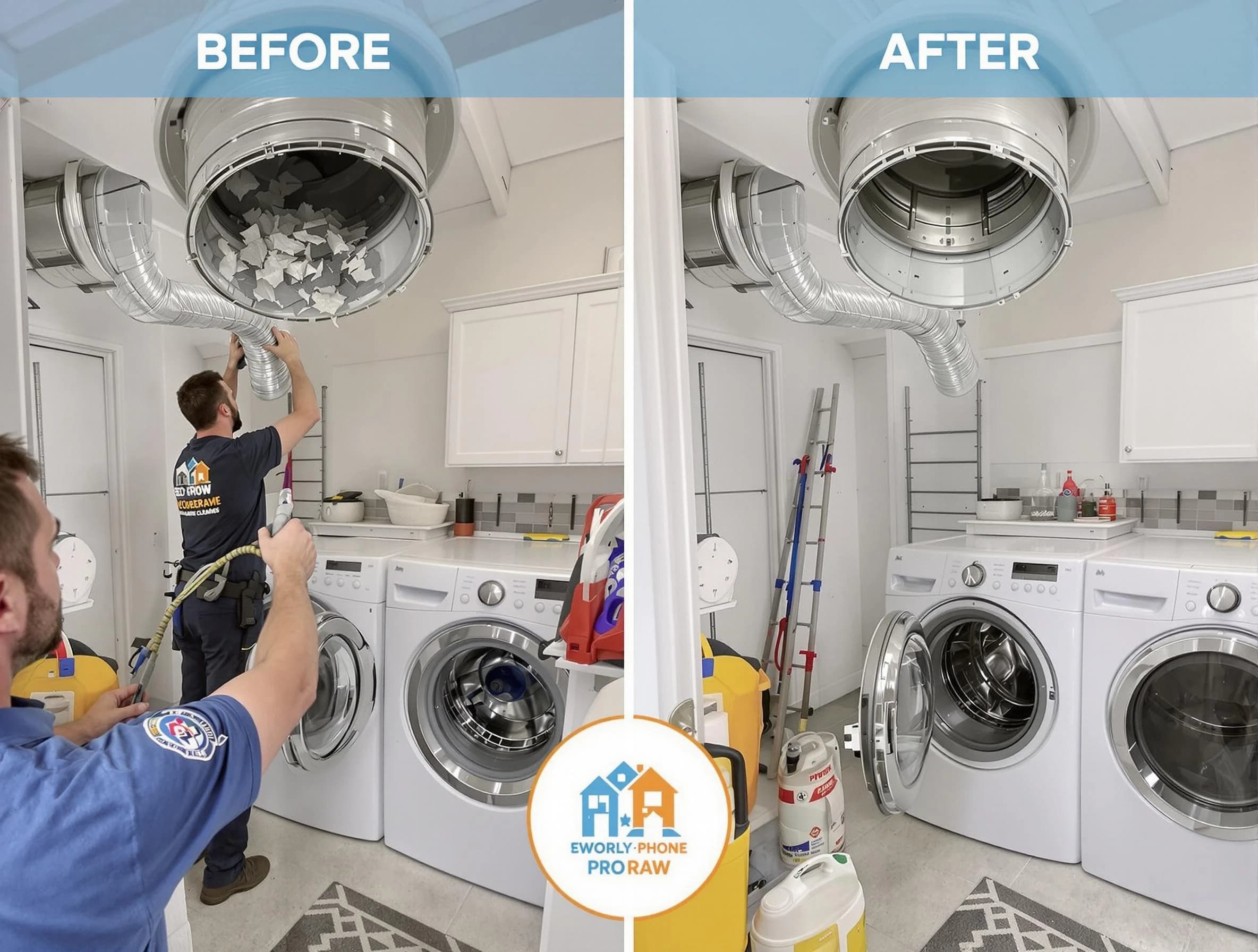 Residential dryer vent cleaning by Bensley Dryer Vent Cleaning in Bensley