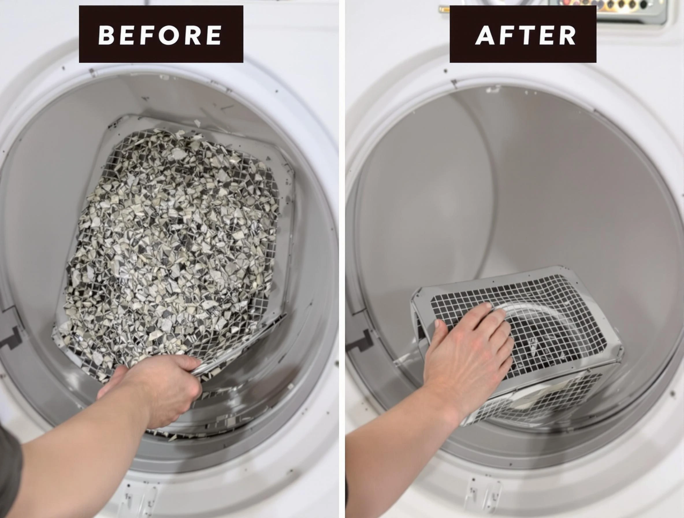 Professional lint trap cleaning by Bensley Dryer Vent Cleaning in Bensley