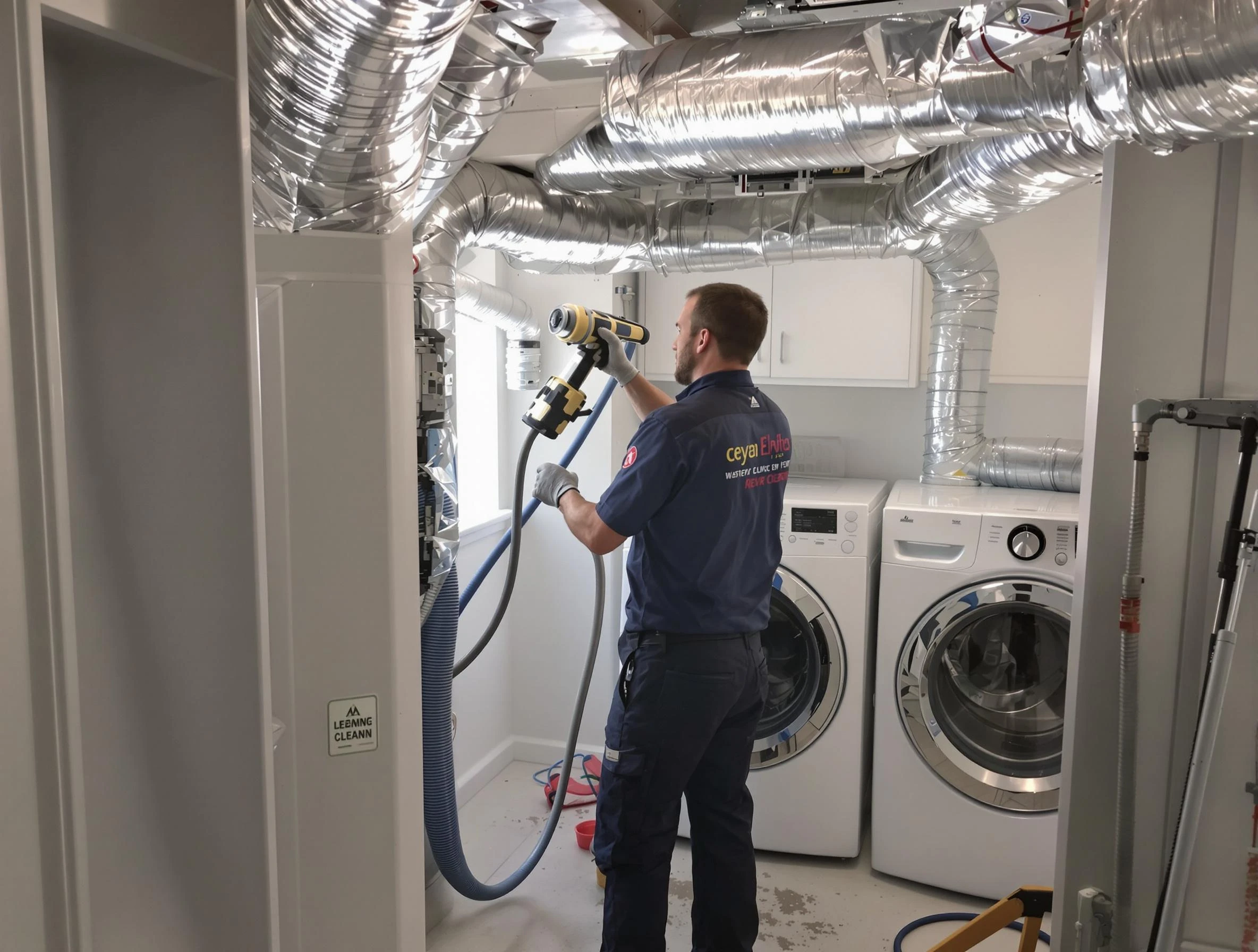 Bensley Dryer Vent Cleaning specialist using advanced equipment for thorough duct cleaning in Bensley